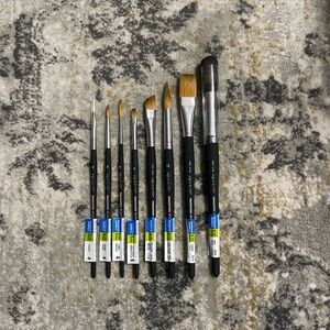Princeton: Aqua Elite Series - Synthetic Watercolor Paint Brush Bundle #3 (8)